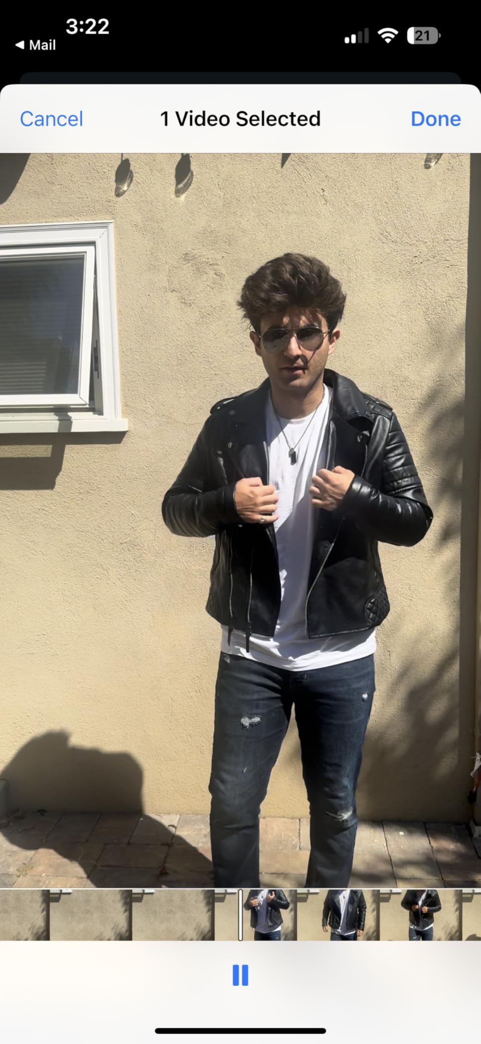 Men's Leather Jackets, Faux Bomber Jacket for Men Motorcycle Lapel Asymmetric Zip-Up Slim Fit Biker Coat customer photo 2