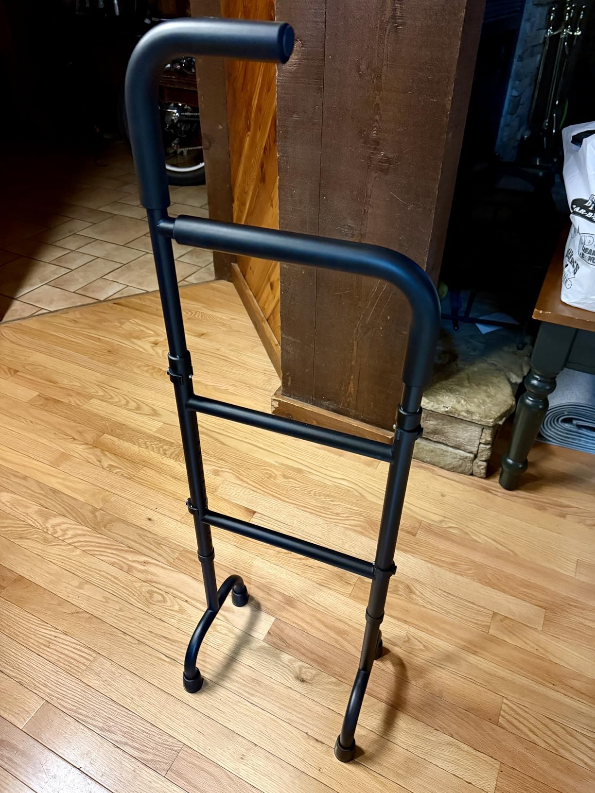 20-Level Adjustable Stair Climbing Assist Cane & Elderly Stair Lift Assist with Anti-Slip Handle & Stabilizing Feet, Standard Steps-Patent Pending customer photo 2
