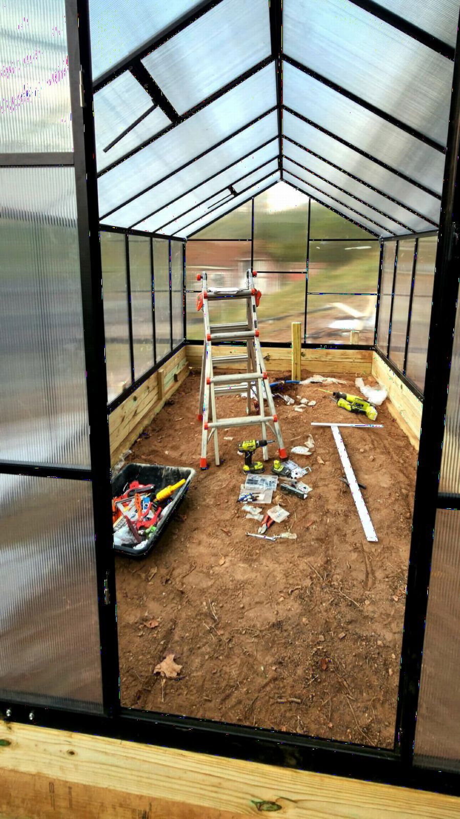 6x4FT Greenhouse with Hygrometer, Windproof Warm Plant Green Houses customer photo 2