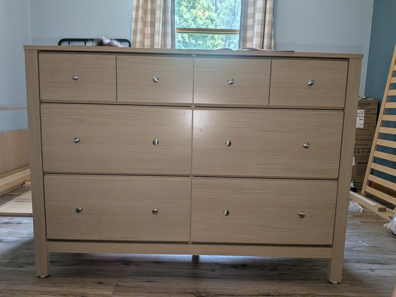 Storkcraft Horizon 3 Drawer Chest with Removable Changing Topper, Hazelnut | GREENGUARD Gold Certified, Includes Removable Changing Table Topper, Chest of Drawers for Nursery & Kids Bedroom, Durable customer photo 1