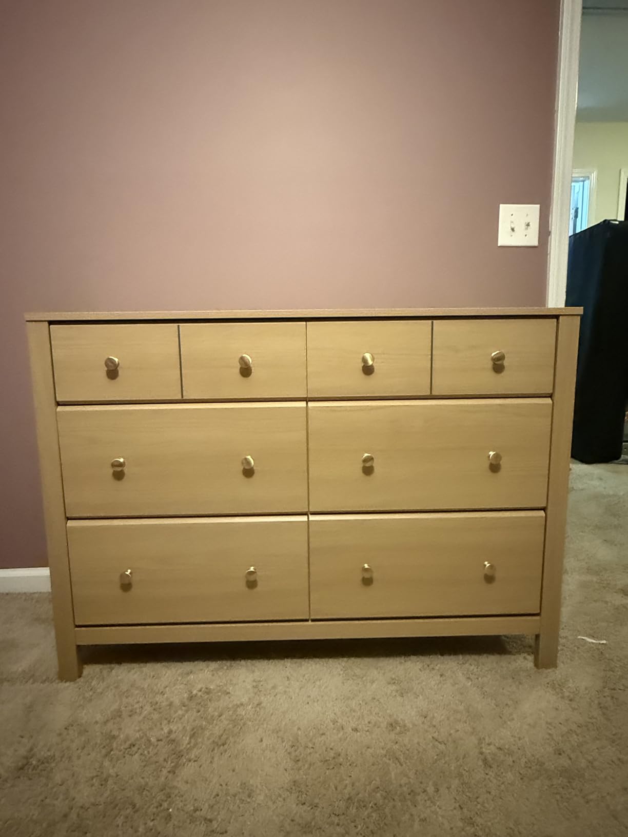 Storkcraft Horizon 3 Drawer Chest with Removable Changing Topper, Hazelnut | GREENGUARD Gold Certified, Includes Removable Changing Table Topper, Chest of Drawers for Nursery & Kids Bedroom, Durable customer photo 2