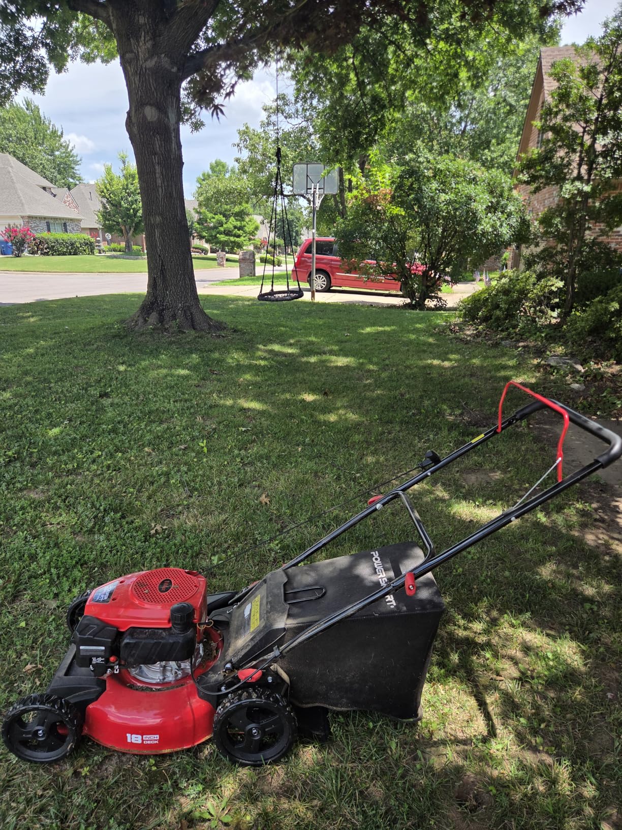 PowerSmart 22-Inch 170cc Self Propelled Gas Lawn Mower | 4-Cycle Engine, Self-Propelled Rear-Wheel-Drive, 3-in-1 Mulch/Bag/Side-Discharge, 6 Height Adjustment customer photo 1