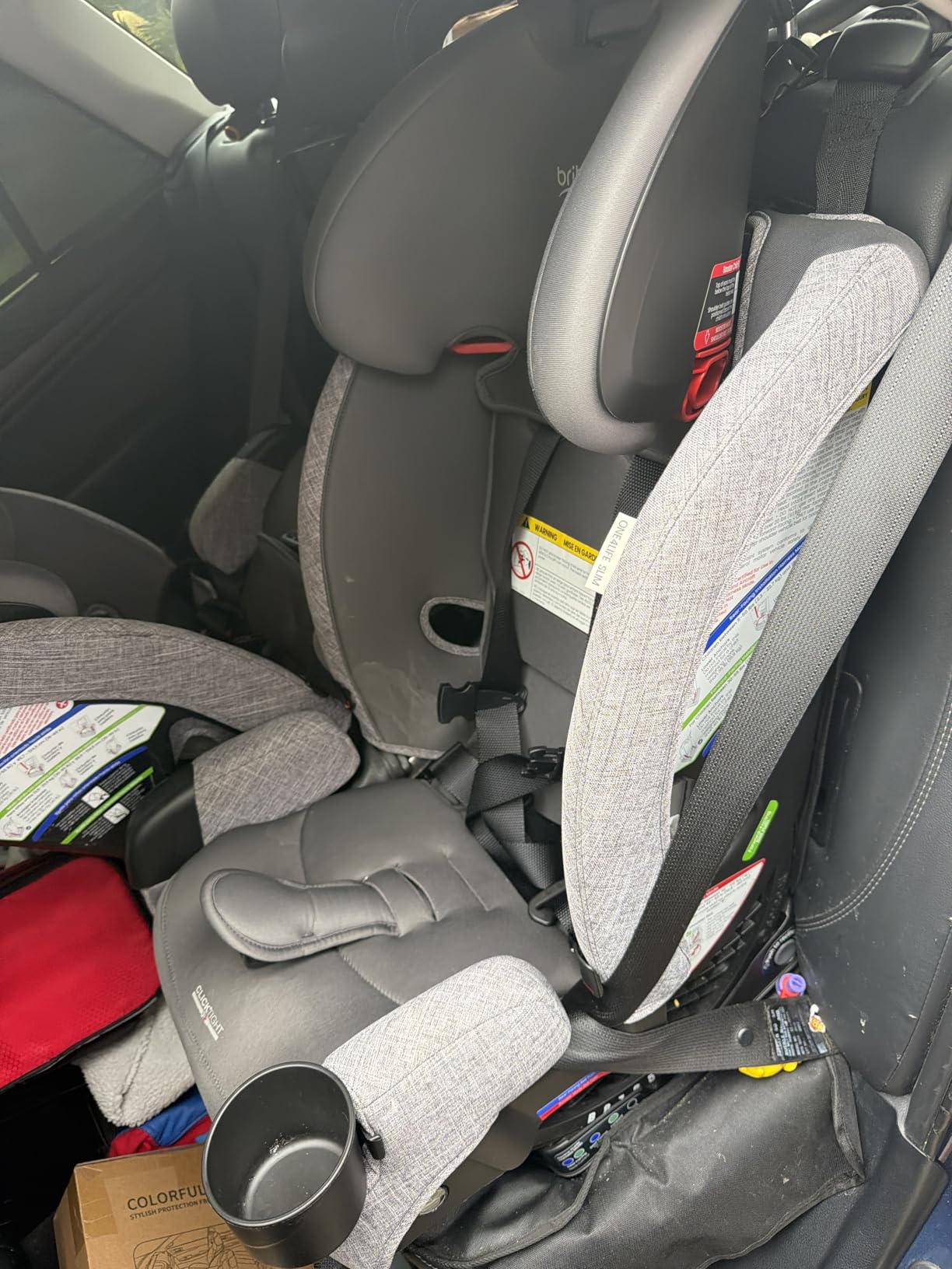 Britax One4Life Slim All in One Car Seat, Up to 10 Years Use, Mineral Gray, Rear Facing, Forward Facing, and Booster Mode, 17.5 inch Slim Car Seat Design, Easy Installation With ClickTight, SafeWash Fabrics customer photo 1