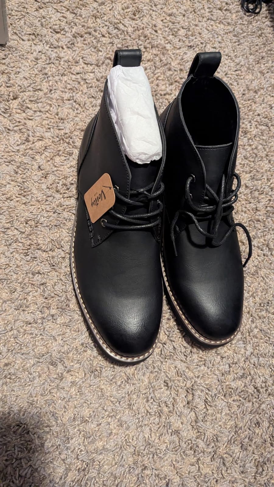 Vostey Men's Chukka Boots Casual Ankle Boots customer photo 1