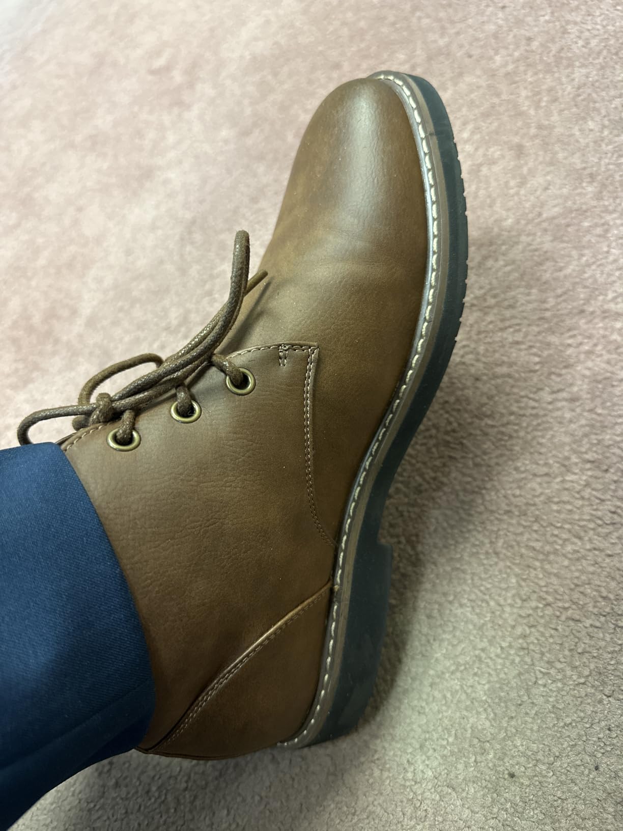 Vostey Men's Chukka Boots Casual Ankle Boots customer photo 2