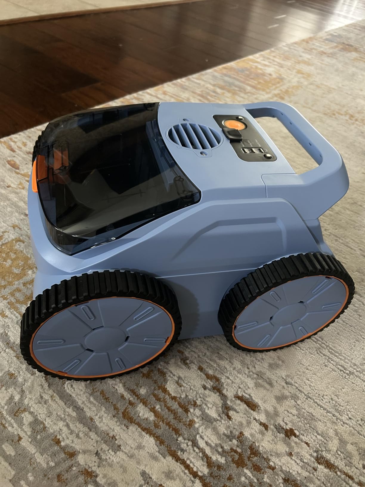 Robotic Pool Vacuum, Pool Cleaner for Inground Pools, Smart Navigation, Floor/Wall/Waterline Cleaning, 150 Mins Runtime for Pool Up to 2000 Sq.ft customer photo 1