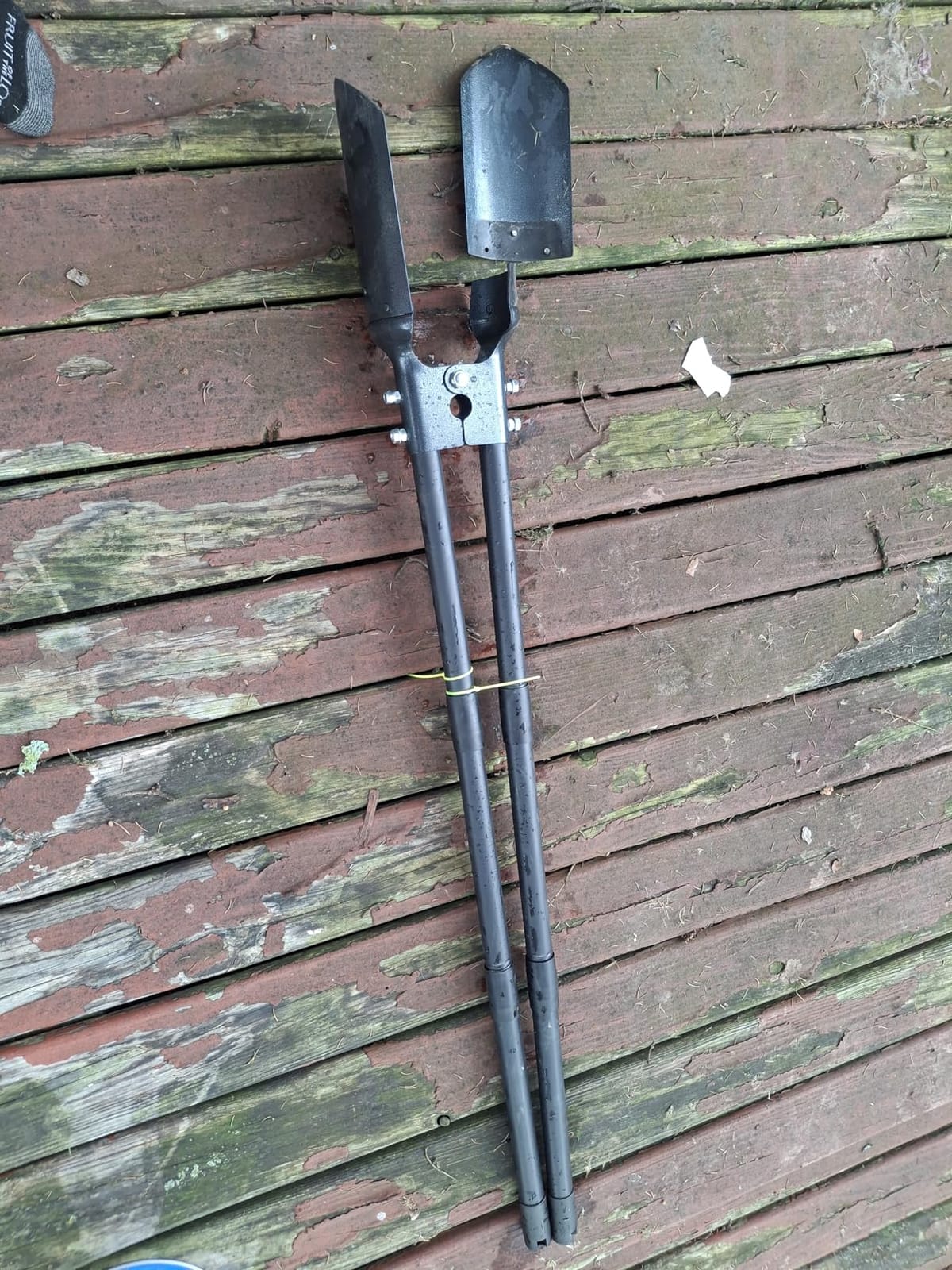 Post Hole Digger Tool, Heavy Duty Post Hole Digger with 55 Inch Handle, Dual Sharp Blades for Soil Plugging, Digging, Cultivating, Weeding, Manual Post Hole Digging Tool Garden Shovel customer photo 1