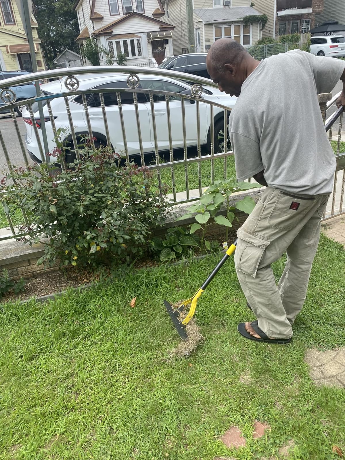 Dual-Action Thatch Rake for Lawn - Efficient 15
