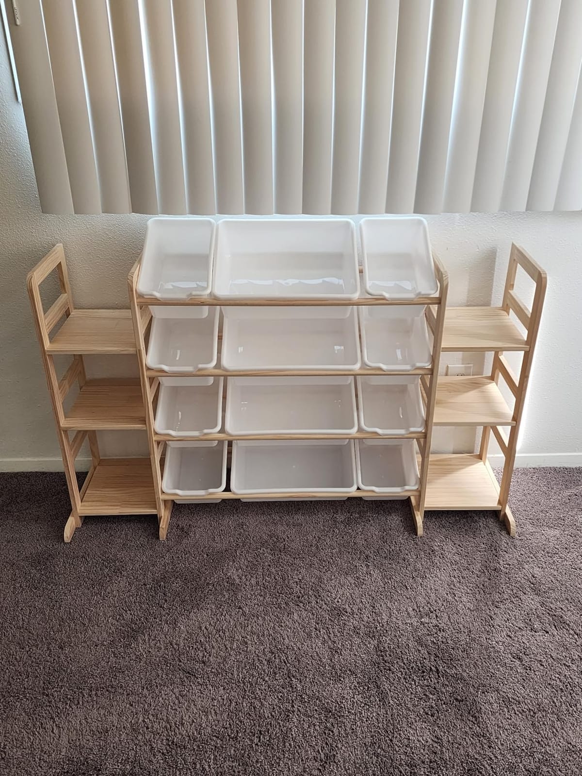 SpaceAid Toy Storage Organizer with 6 Shelves and 12 Bins, Kids Bin Shelf for Playroom Organization customer photo 1