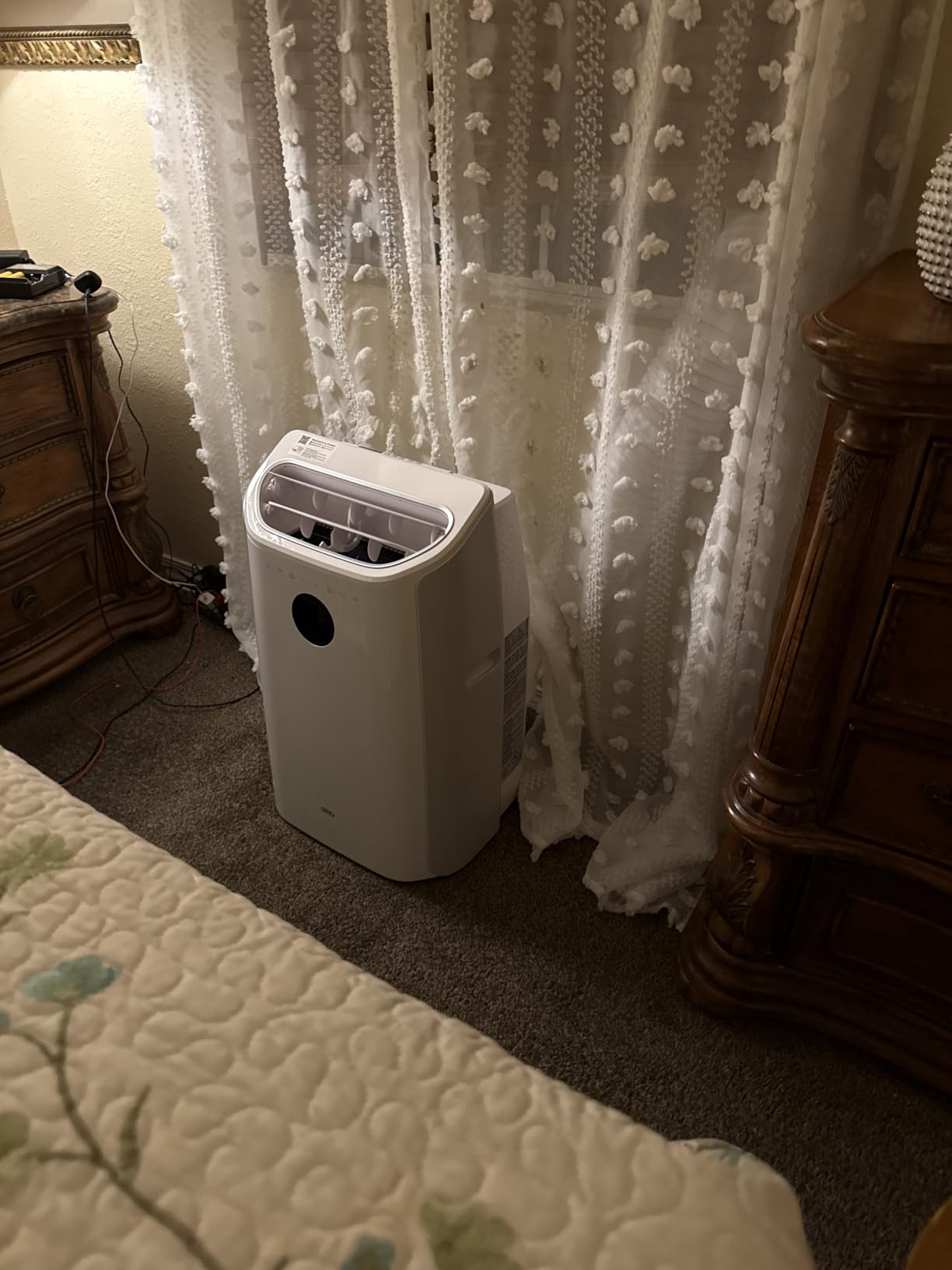 DREO Portable Air Conditioner 515S, 12000 BTU ASHRAE (8000 BTU DOE) Smart AC Unit for Bedroom with Drainage-free Cooling, Fan&Dehumidifier 3 in 1, APP/Voice/Remote, Quiet Standing AC for Room Indoors customer photo 1