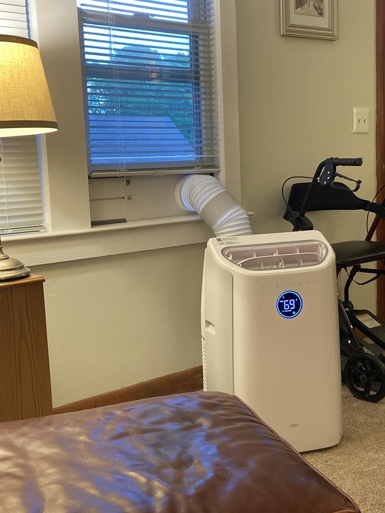 DREO Portable Air Conditioner 515S, 12000 BTU ASHRAE (8000 BTU DOE) Smart AC Unit for Bedroom with Drainage-free Cooling, Fan&Dehumidifier 3 in 1, APP/Voice/Remote, Quiet Standing AC for Room Indoors customer photo 2