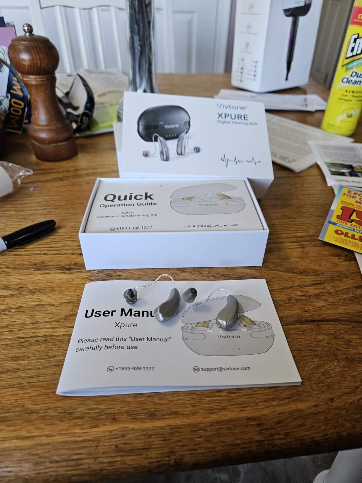 Vivtone Bluetooth Hearing Aids with APP Control for Precise Fitting, Phone Call & Music Streaming, Rechargeable OTC Hearing Aids for Seniors Adults Men Women, Xpure 2.0 customer photo 1