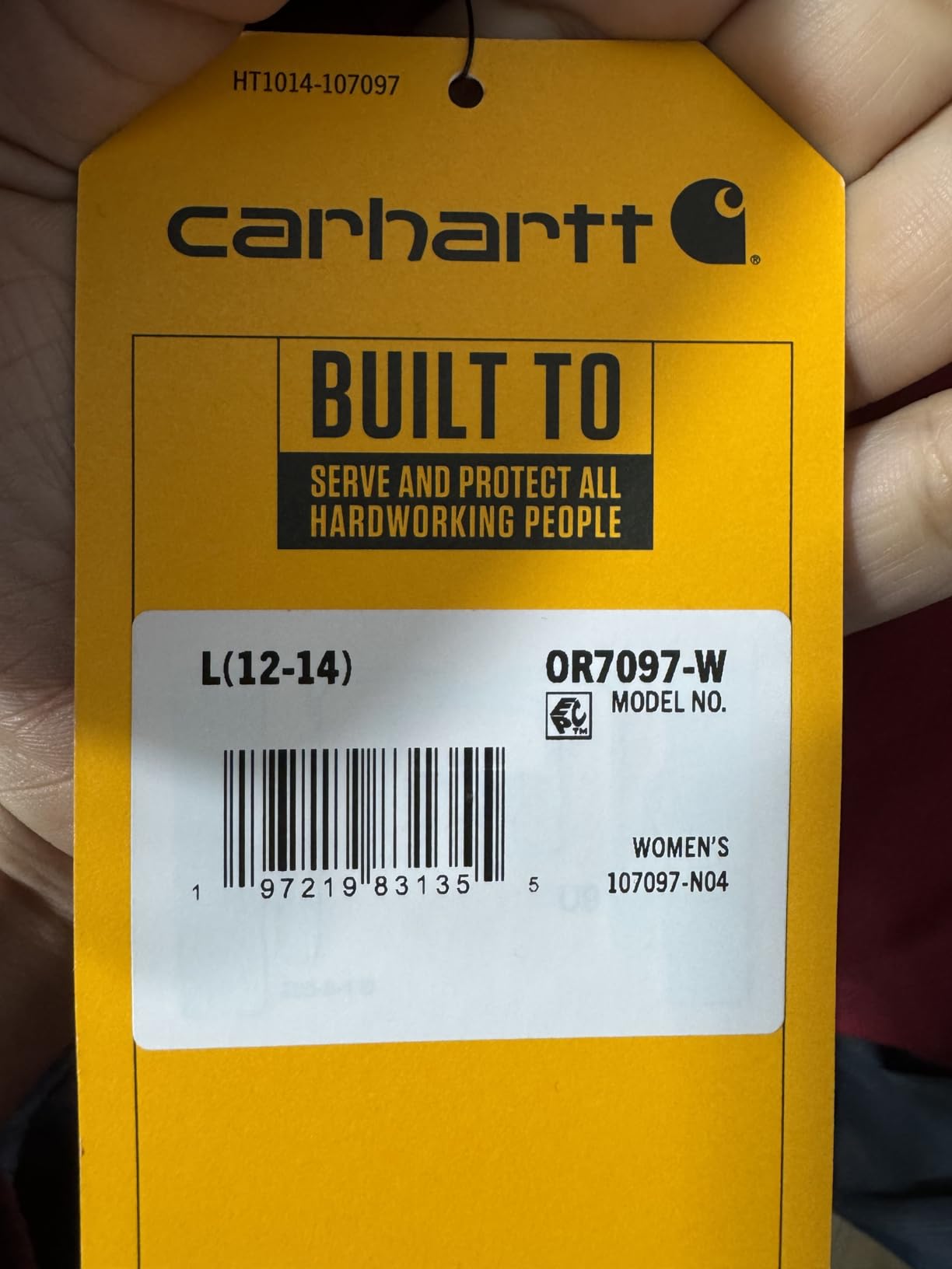 Carhartt Women's Storm Defender Insulated Bib Overall customer photo 1