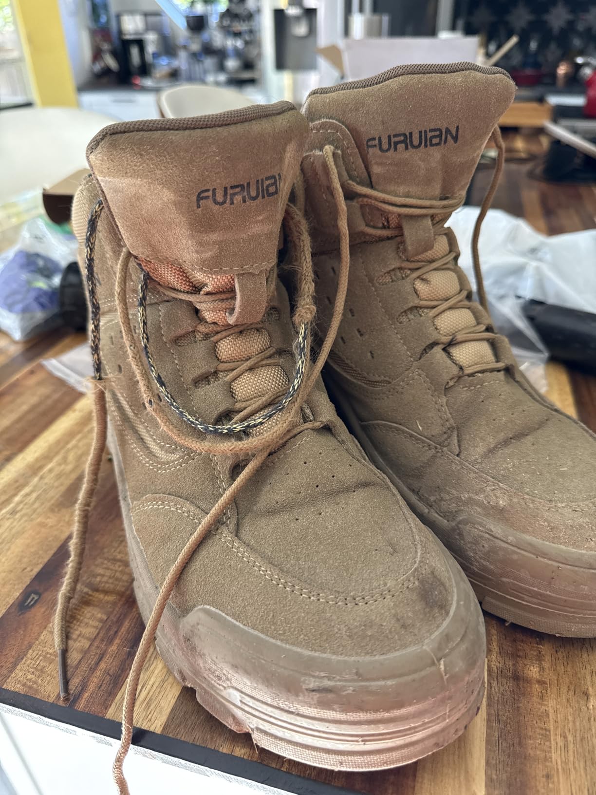 Furuian Steel Toe Boots for Men Women Lightweight Work Boots Pioneer Series customer photo 1