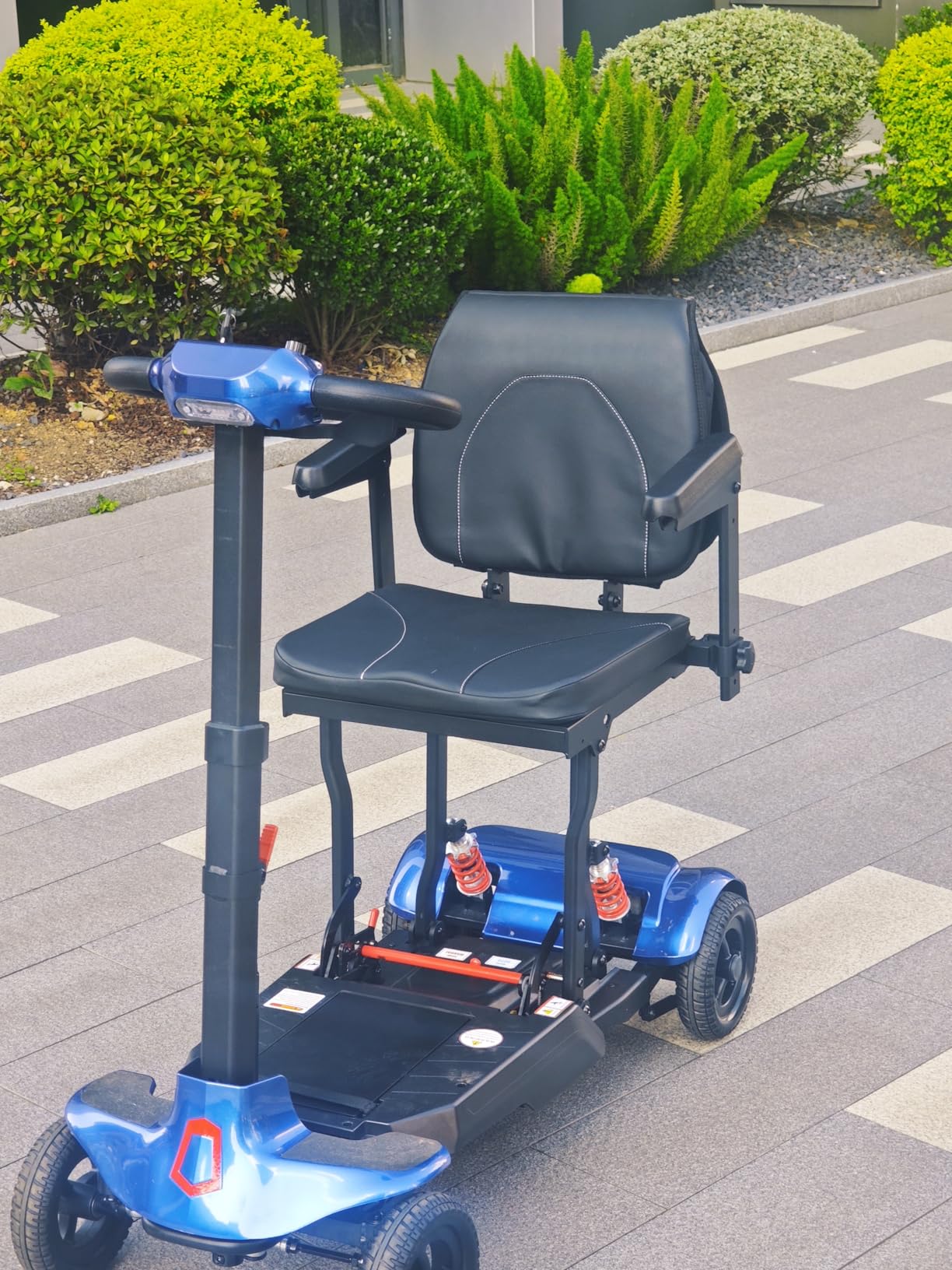 4-Wheel Auto-Folding Mobility Scooters for Seniors Adults, 40lbs Lightweight | Automatic Foldable & Portable Travel Electric Scooter, Remote Control / Manual Folding Dual Mode, 14 Mile, 275lbs Capacity customer photo 2