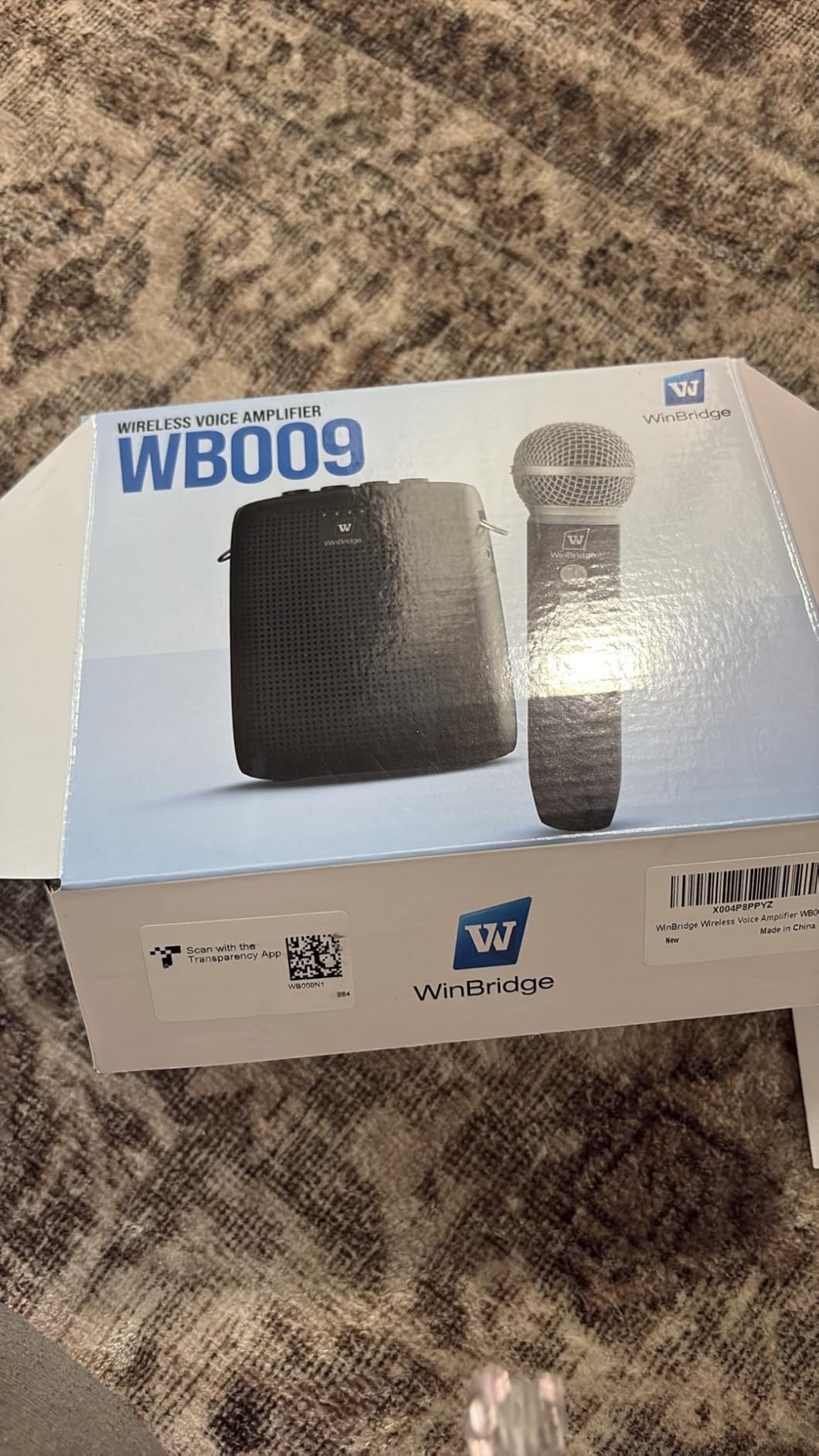 WinBridge Wireless Voice Amplifier with Microphone for Teachers,Tour Guides | Portable PA System with Wireless Handheld Mic, Bluetooth Speaker for Classroom, Public Speaking & Outdoor Events WB009 customer photo 1