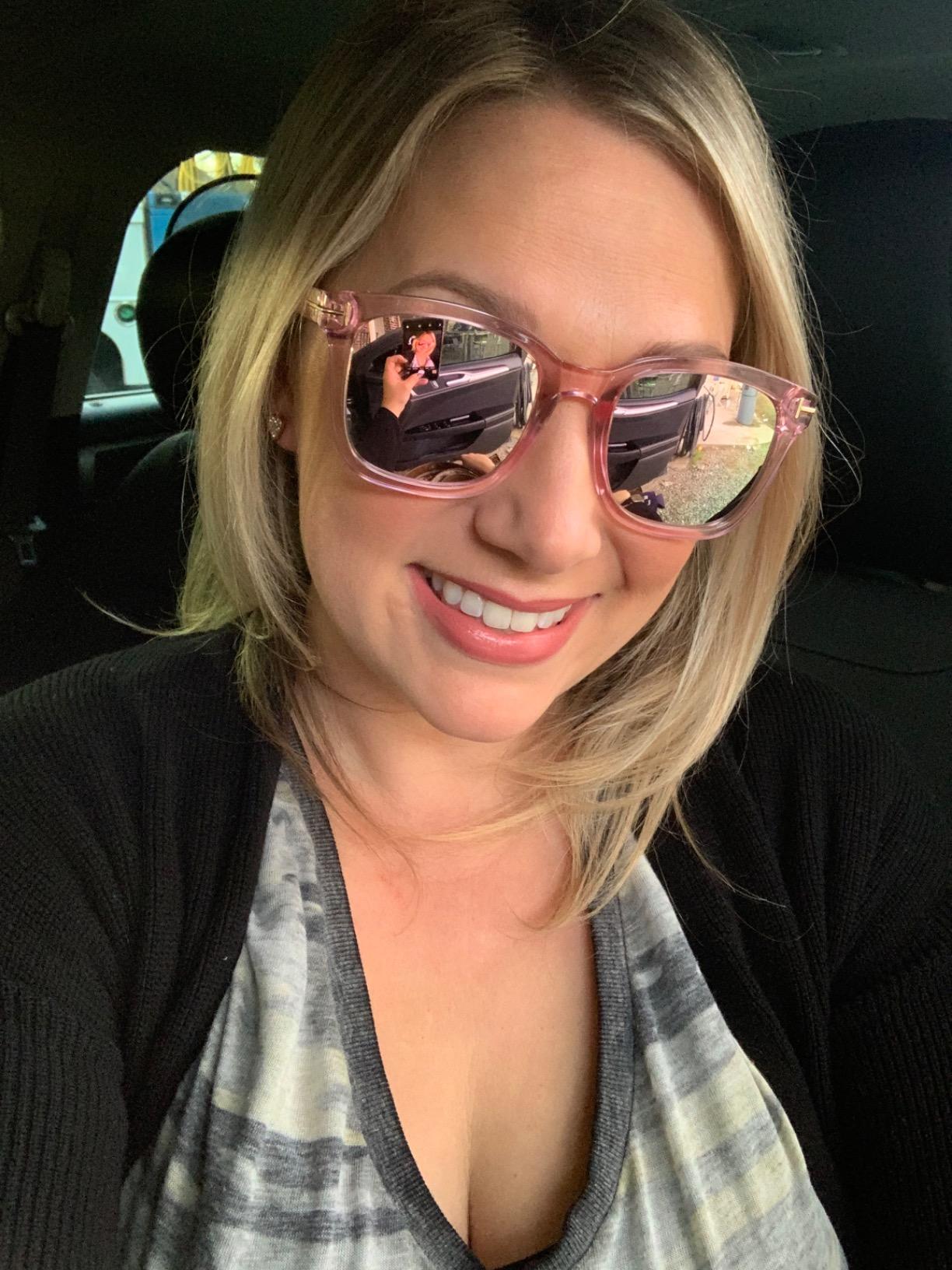 Polarized Night Vision Glasses for Women, Anti-Glare Yellow Lens | Cuts Harsh Glare, UV400 Polarized Lenses, Boost Low Light Visibility, Lightweight Comfort Fit, for Night Driving Rain Fog customer photo 1