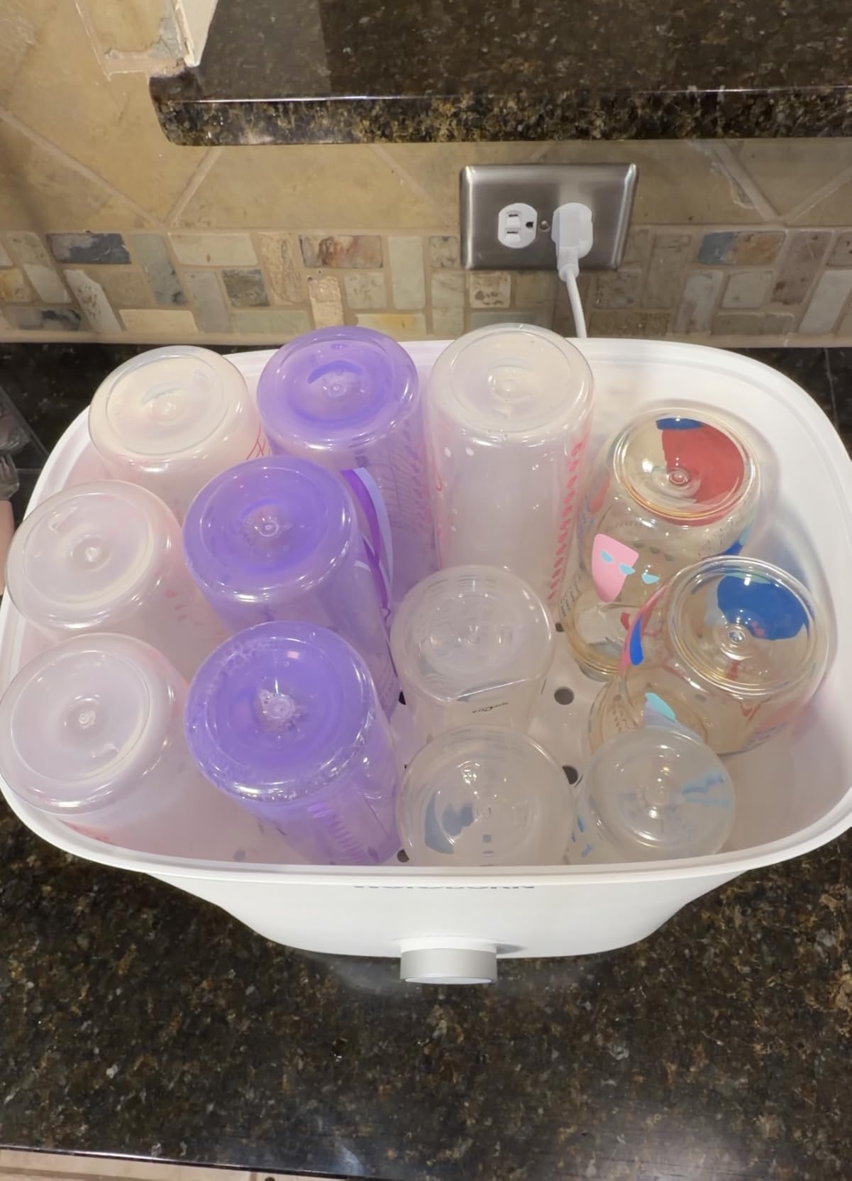 Bottle Sterilizer and Dryer, 99.999% Deep Sterilization, 6-min Rapid Disinfection, Up to 12 Bottles, HEPA Filter, All-in-One for Baby Bottles, Breast Pump Parts & Newborn Essentials customer photo 2