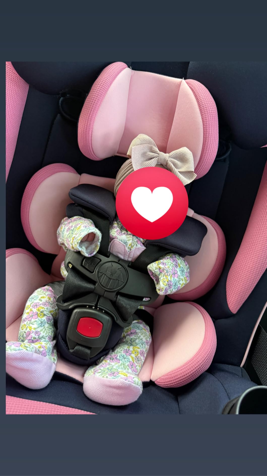 Safety 1st Grow and Go All-in-One Convertible Car Seat, Rear Facing 5-40 lbs, Forward Facing 30-65 lbs, High Back Booster 40-100 lbs, Alaskan Blue customer photo 1