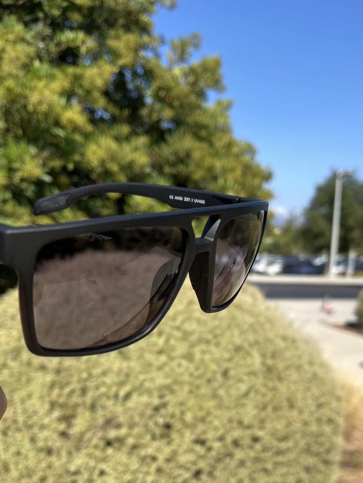 Photochromic Sunglasses for Men & Women, ANSI Z87.1, Clear-to-Grey UV400 Transition for Work Safety and Outdoor Sports customer photo 2
