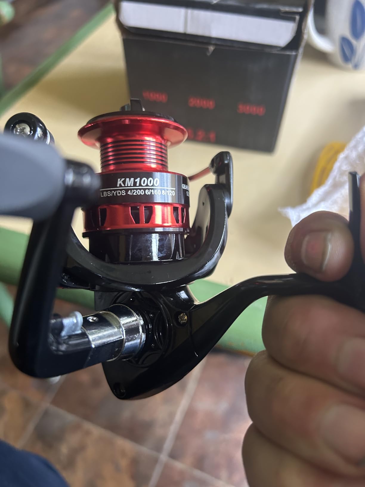 Tuxedo Sailor Ice Fishing Rod and Reel Combos - Reinforced Fiberglass Pole - Spinning Reel customer photo 1