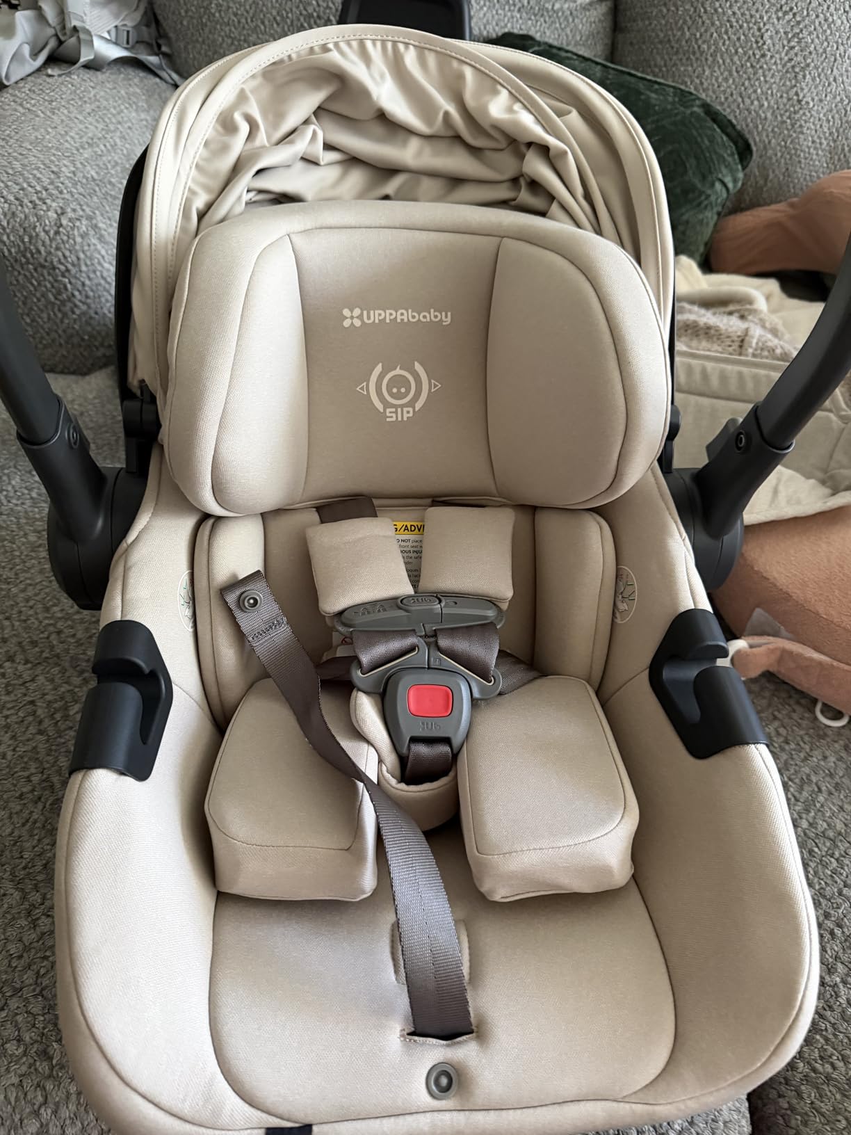 UPPAbaby Aria V2 Lightweight Infant Car Seat - Load Leg & Cover - Jake customer photo 2