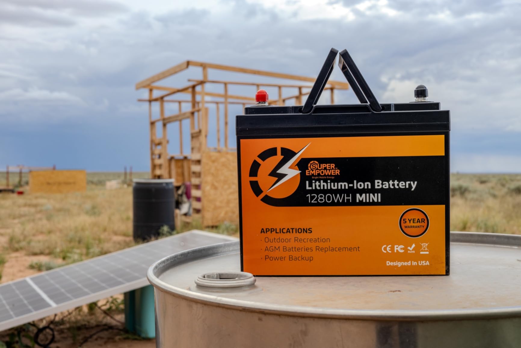 12V 100Ah LiFePO4 Lithium Battery, BCI Group 24 Deep Cycle Solar Battery with Low-Temp Protection, 100A BMS, 1280Wh, 15000 Cycles, 10-Year Lifespan for RV, Marine, Trolling Motor, Marine, Solar Use customer photo 1