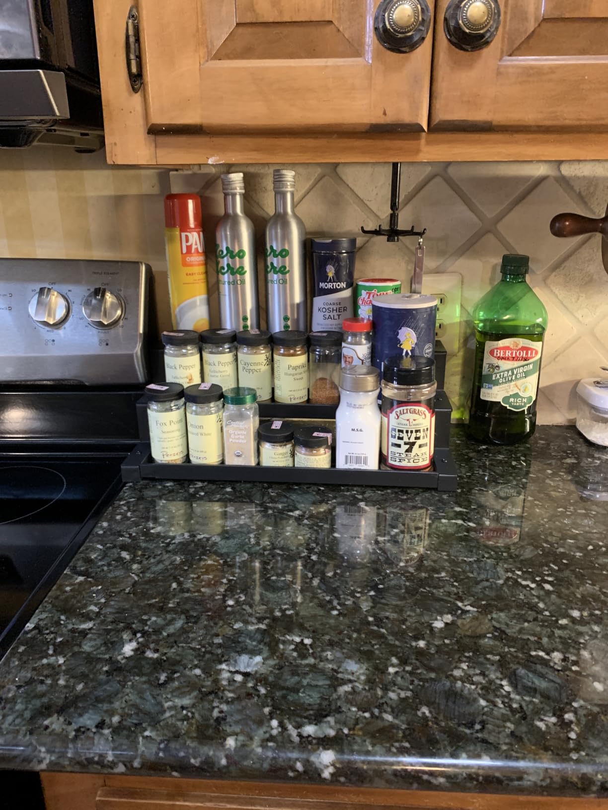 3-Tier Spice Rack Organizer for Kitchen Cabinet or Pantry, 16