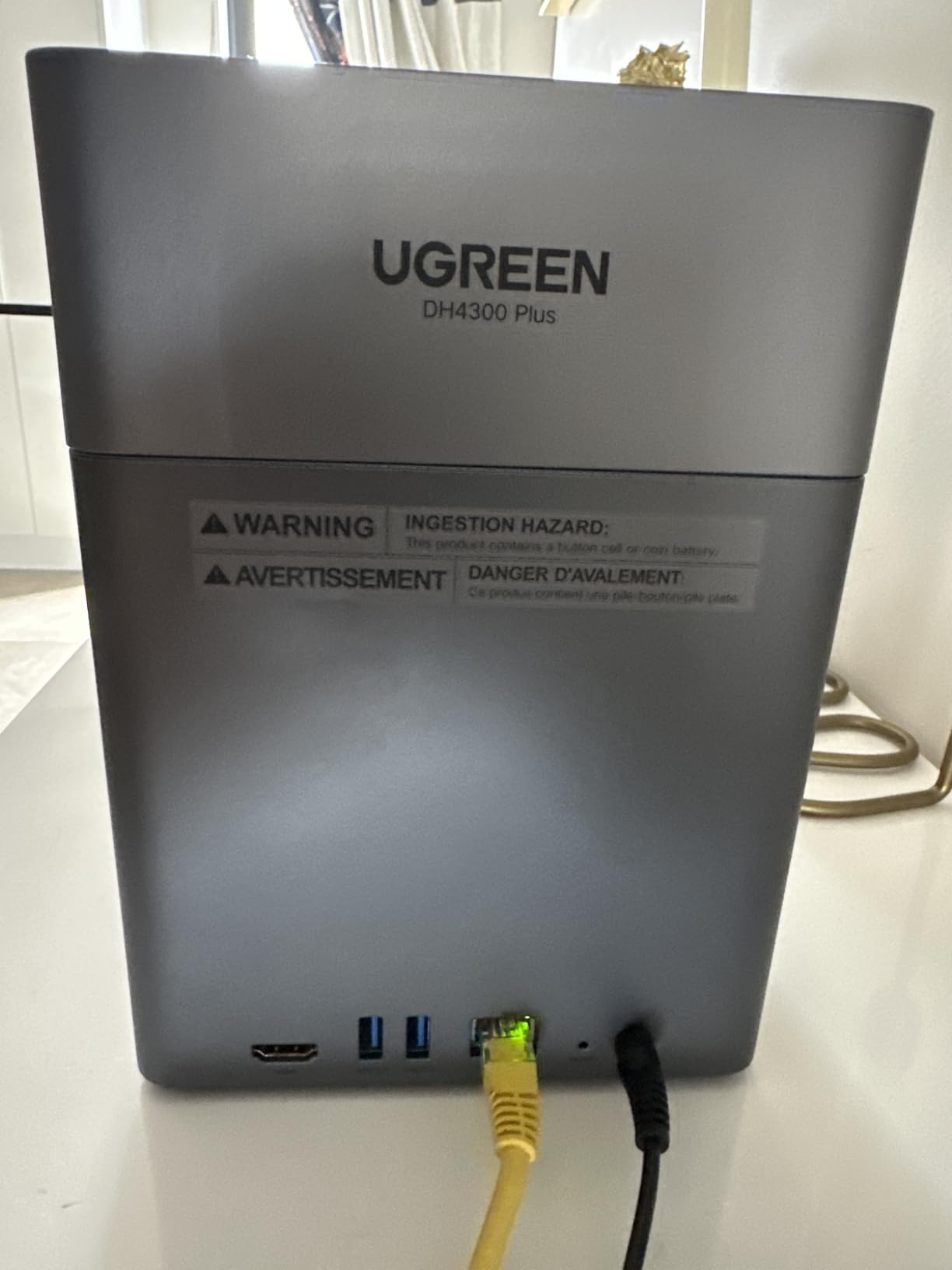 UGREEN NAS DH2300 2-Bay Desktop NAS, Support Capacity 64TB (Diskless) | Remote Access, AI Photo Album, Beginner Friendly System, 4GB RAM on Board, 1GbE, 4K HDMI, Network Attached Storage (Diskless) customer photo 1