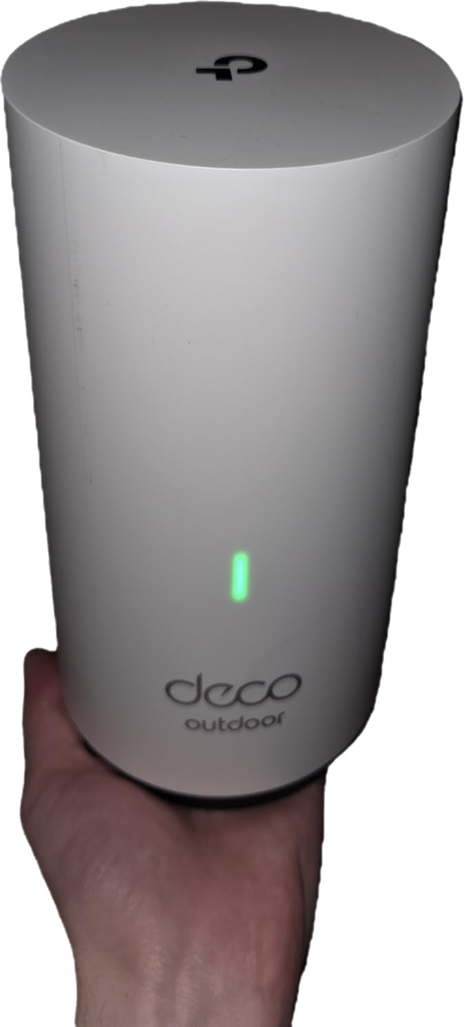 TP-Link Deco 7 Outdoor BE65 BE11000 Tri-Band Wi-Fi 7 Mesh Extender | Up to 3,000 sq.ft, 2 * 2.5G PoE+ Ports, IP65 Waterproof | Multiple Mount Options | 6 GHz, MLO, Homeshield, 320 MHz, AI-Roaming customer photo 2