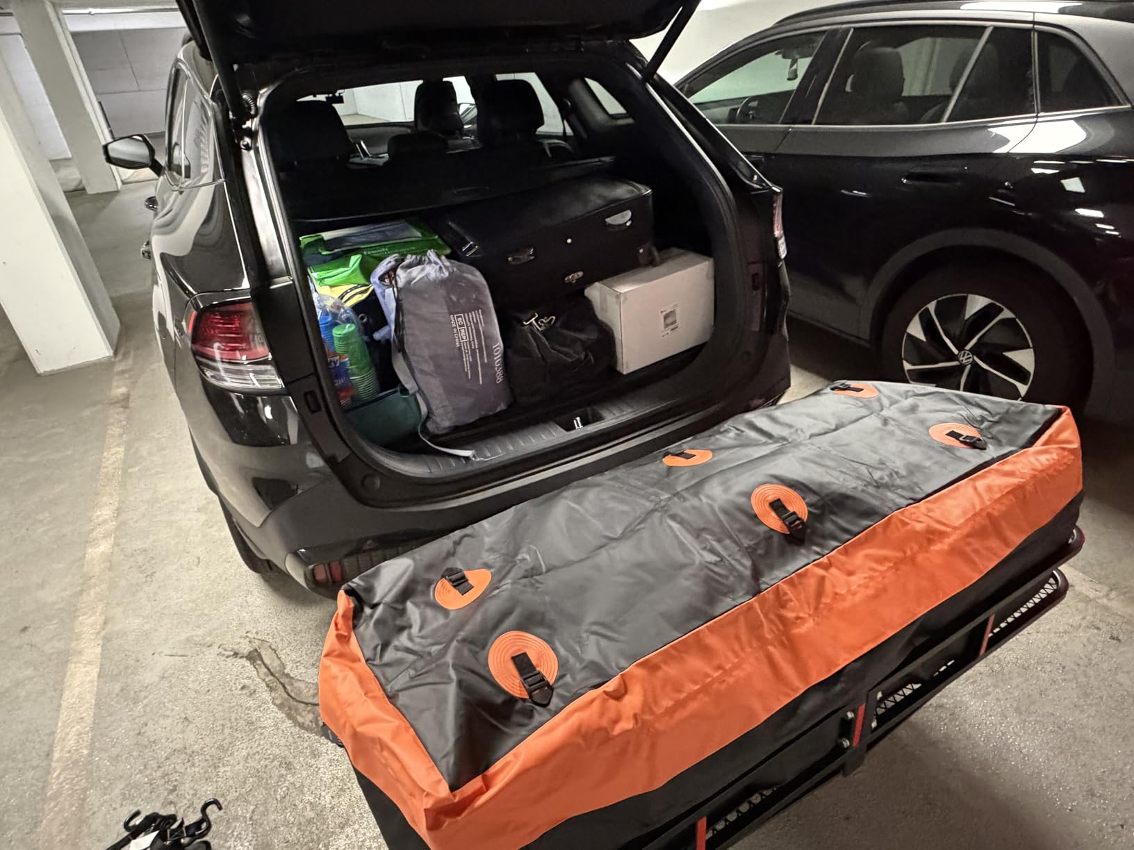 WEIZE Hitch Mount Cargo Carrier Basket 53