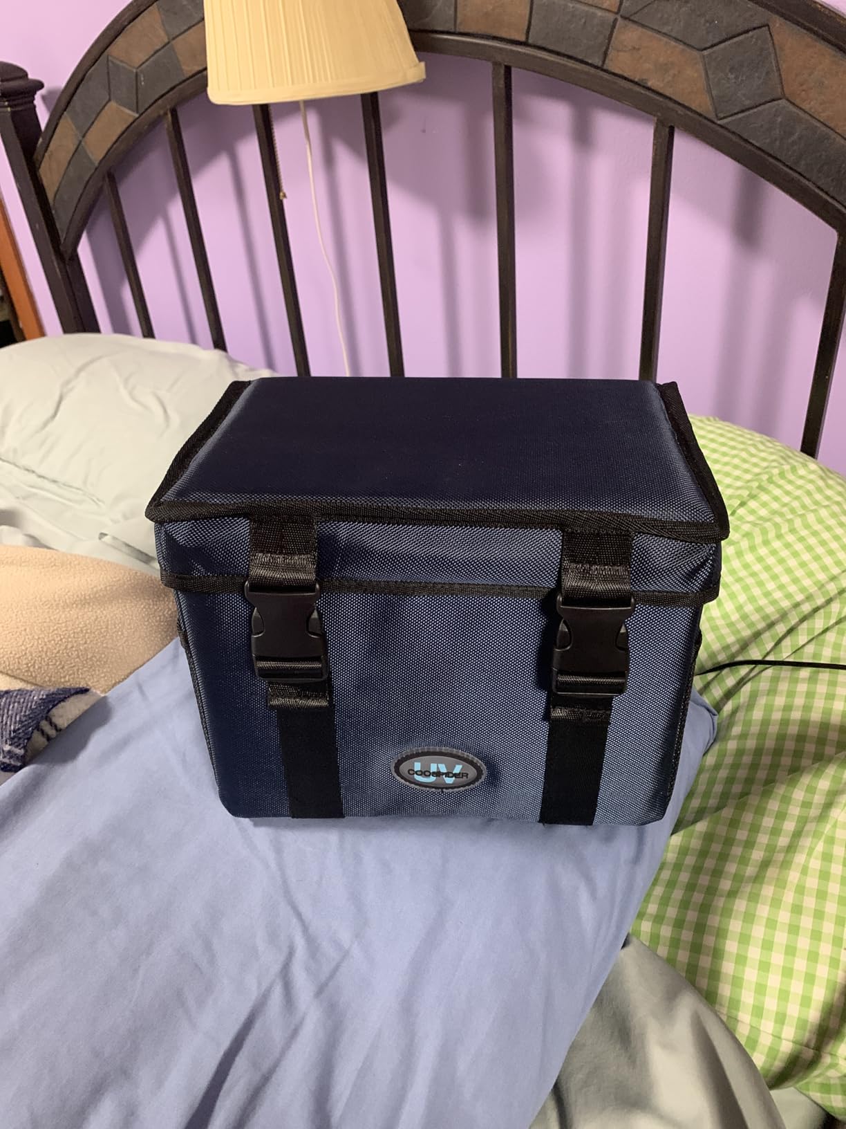 Large UV Sanitizer Box, 36L Portable Sanitizing and Cleaning Machine with 3-Level Timer, O-zone Foldable UV Cleaner Box for Household Use Like Phone, Towel, Key, Etc. with O-zone customer photo 1