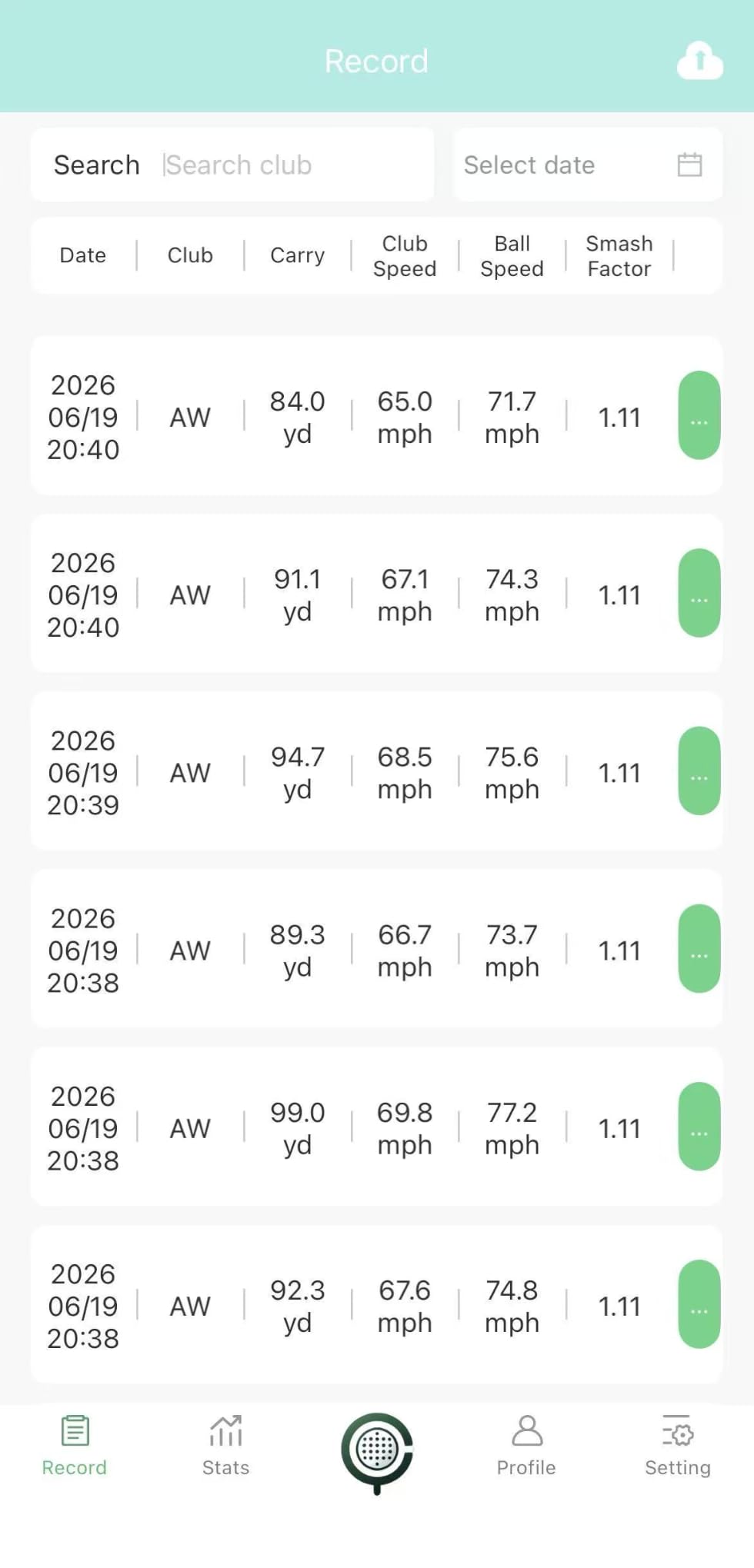Golf Launch Monitor & Simulator: Portable Swing Analyzer with 13 Metrics, 3D Driving Range, 3D Trajectory & Video Record for iOS/Android customer photo 2