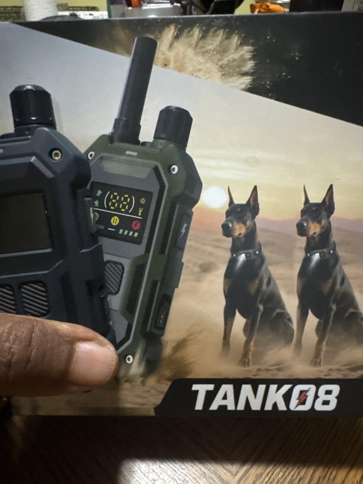 BLACKDOG Military Dog Shock Collar 2 Dogs (5-150lbs) - 4200ft Dog Training Collar with Remote, 4 Training Modes, Flashlight&Strobe, 90-Day Battery, IP67 Waterproof Dog E Collar for All Breeds customer photo 2