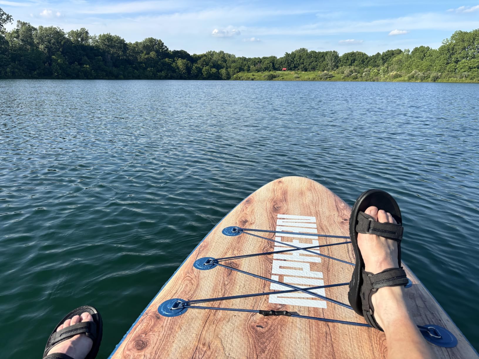 Niphean Inflatable Stand Up Paddle Board with SUP Accessories | 10'6'' SUP, Anti-Slip EVA Deck, 450 lbs Capacity Inflatable Paddle Boards for Adults & Youth of All Skill Levels customer photo 1