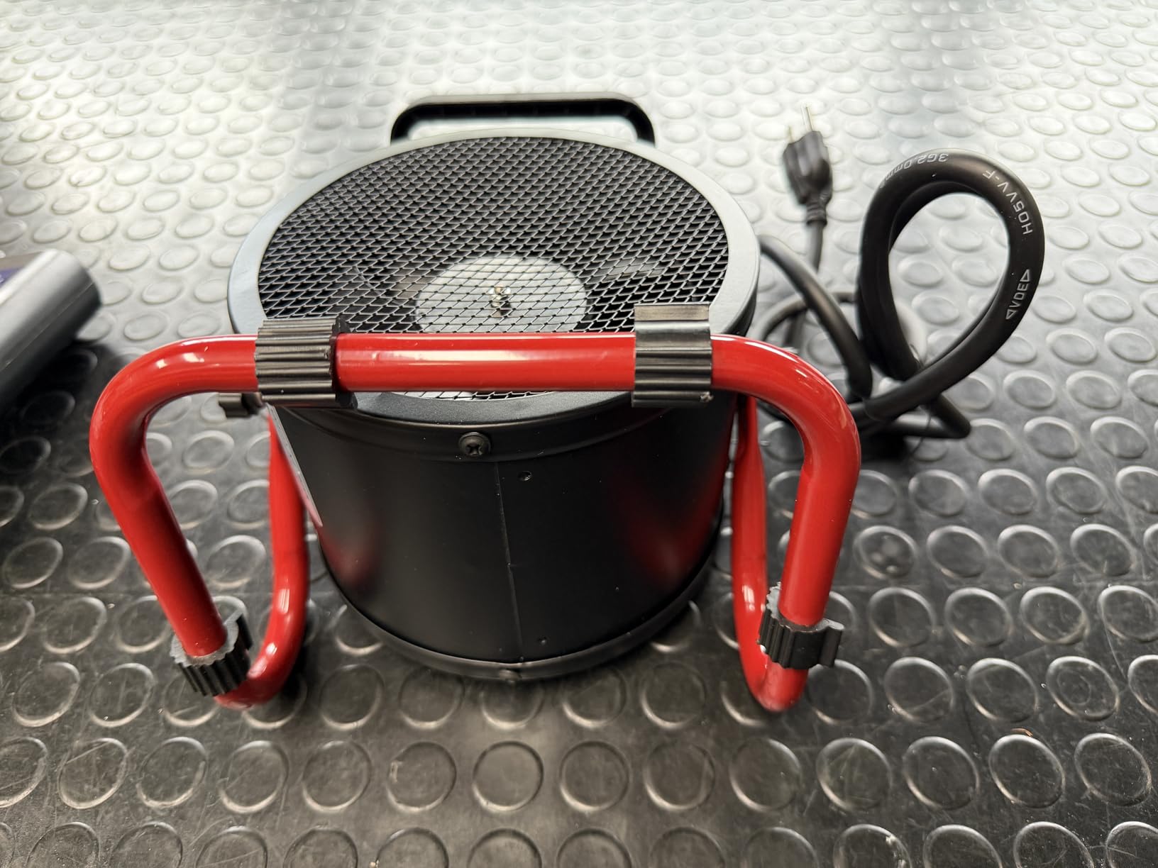 Greenhouse Heater with Digital Thermostat 1500W Grow Tent Heater (Red) | Three-speed rapid heating modes IPX4 water resistance and overheat protection-ideal for patios, greenhouses, and grow tents customer photo 2