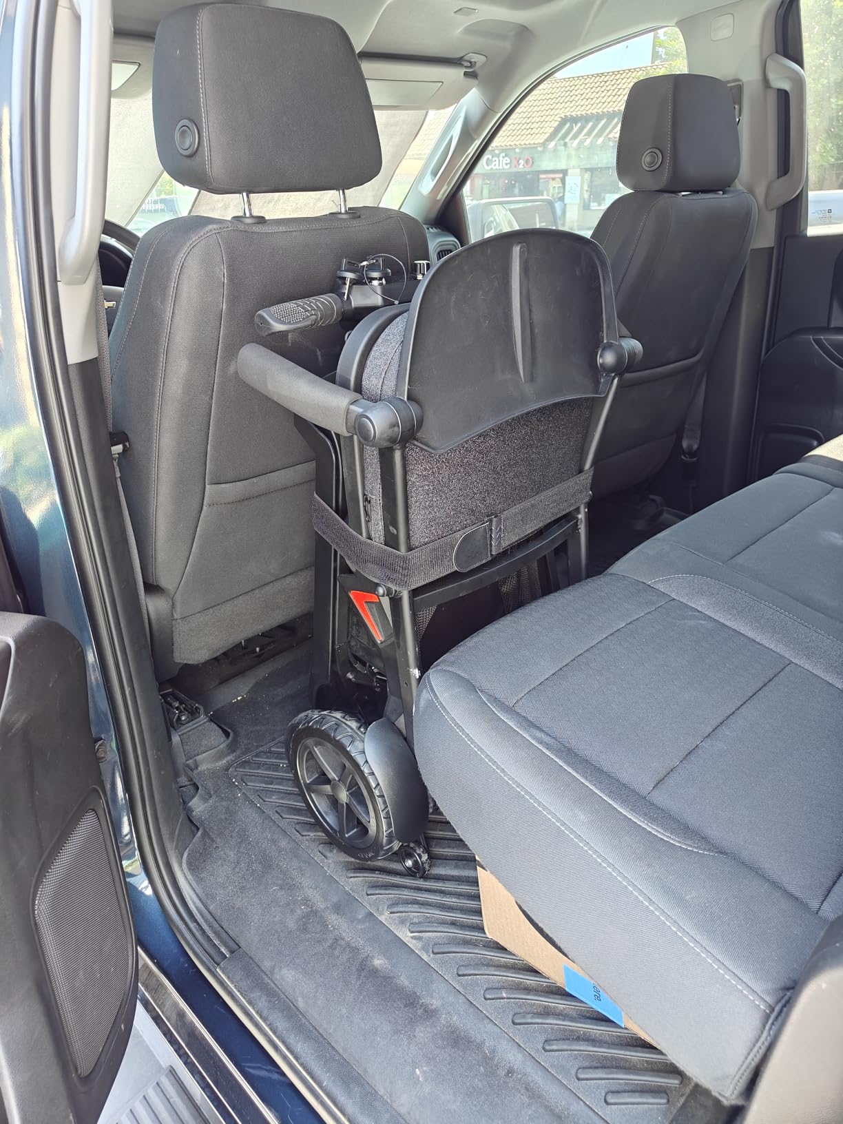 SCOOTNGO Lite Mobility Scooter for Seniors & Adults, 39lbs Electric Scooter | Lightweight, Foldable, Portable, 4 Wheel, Airline Approved, Dual Lithium Batteries, No Assembly Needed customer photo 2