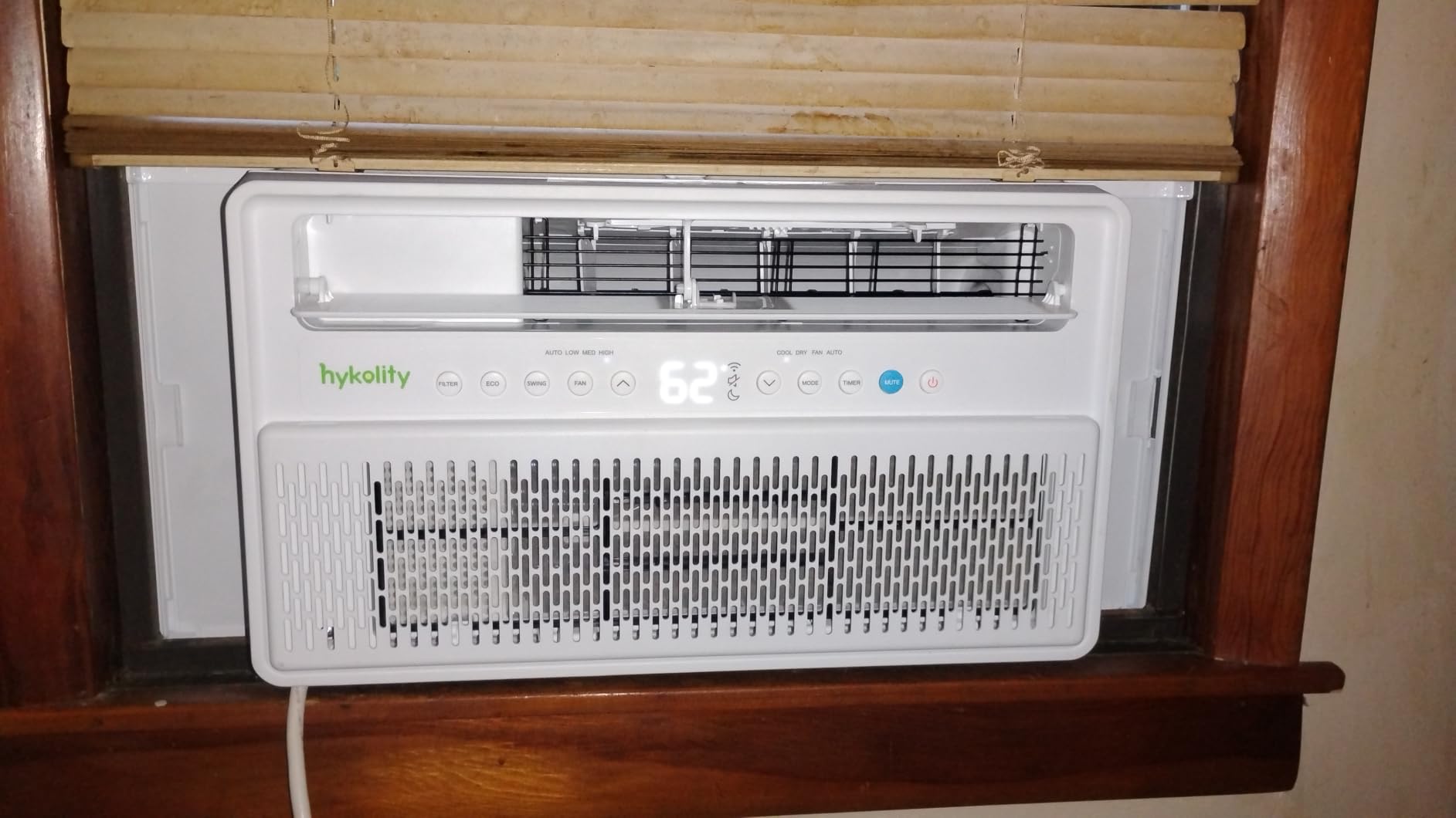 Hykolity WiFi Enabled Portable Air Conditioners 14,000 BTU, Cools Rooms Up To 700 Sq.Ft, 42dB Dual Motor 5 in 1 Quiet Smart AC Unit with Cool, Fan, Dehumidifier, 24H Timer & Sleep Mode customer photo 1