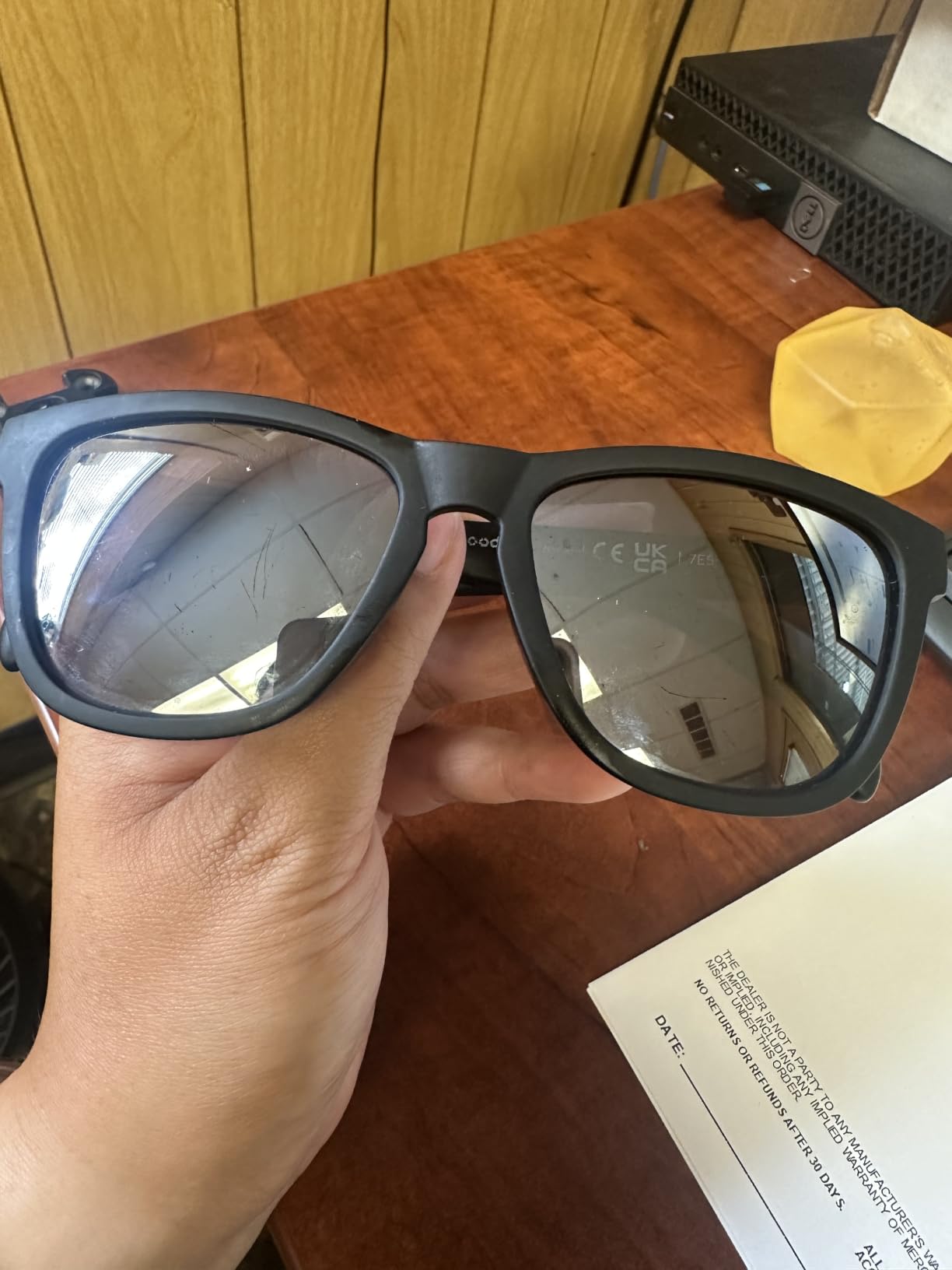goodr Polarized Sunglasses, Medium Sized (OG), UV400 Protection, No Slip, No Bounce customer photo 1