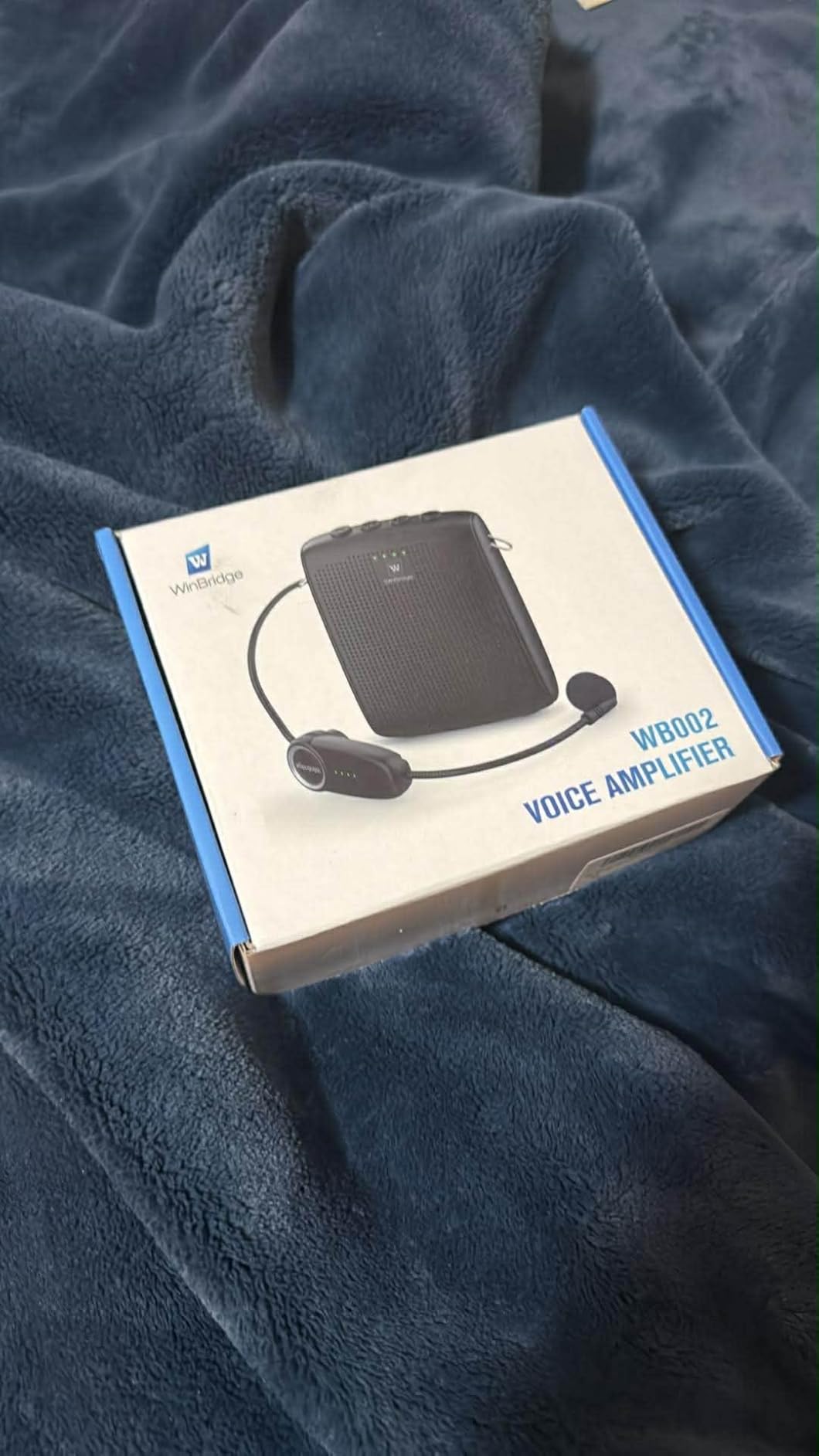 WinBridge Wireless Voice Amplifier 15W Bluetooth Headset Mic for Teachers | Portable PA System, Teacher Microphone for Classroom, 12-15H Battery, Small Presentation Speaker Sound Amplifier WB002 White customer photo 1