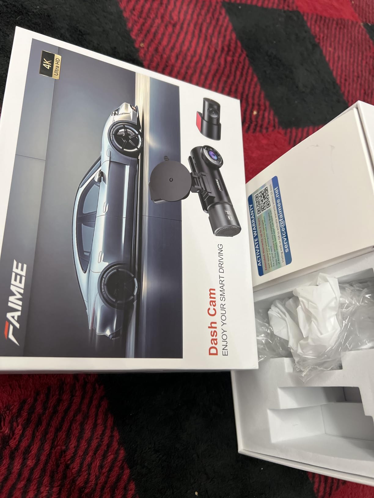 4K Dash Cam Front and Rear, Night Vision, WDR, Free Card Included | 2K Rear Dash Camera for Cars, 170 Wide Angle, 5.8G/2.4G Wi-Fi, Built-in GPS, G-Sensor Emergency Lock, 24H Parking Monitor customer photo 2