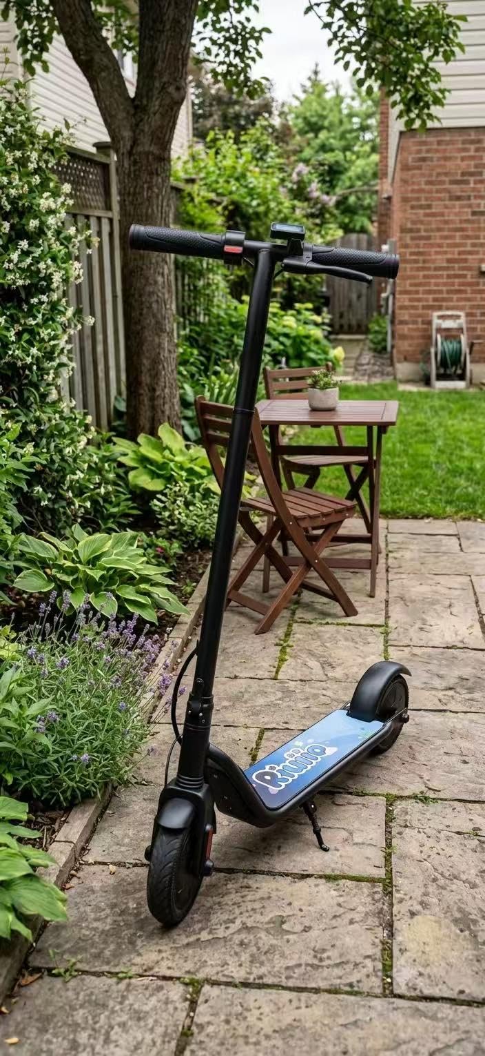 Electric Scooter for Kids, 250W Motor, 9 MPH Max Speed, LED Display, Dual Brake System, 6.5