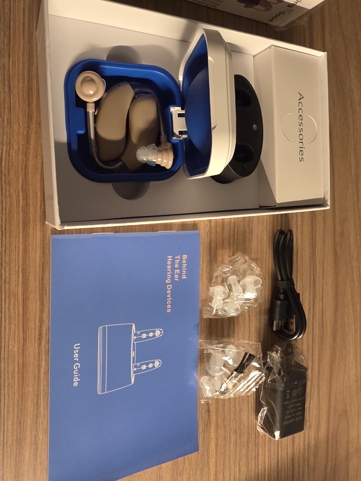 Hearing Aids for Seniors, Hearing Aids Rechargeable with Noise Cancelling and Volume Control, Hearing Amplifier for Adults Hearing Loss, Portable Behind-the-Ear Hearing Aid Headphones customer photo 1