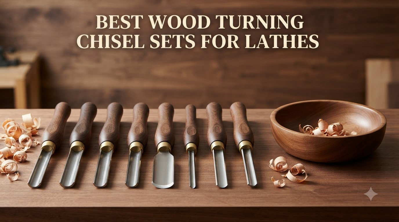 Best Wood Turning Chisel Sets for Lathes
