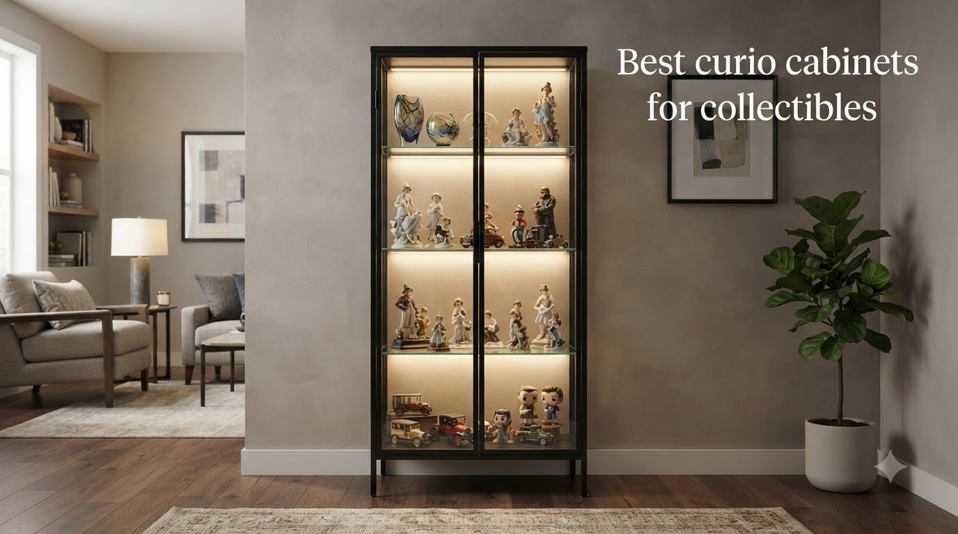 Best curio cabinets for collectibles