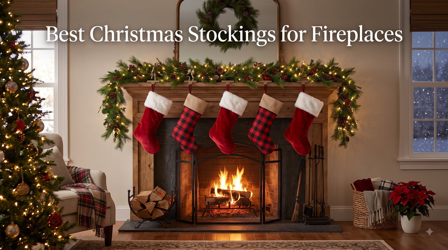 Best Christmas Stockings for Fireplaces