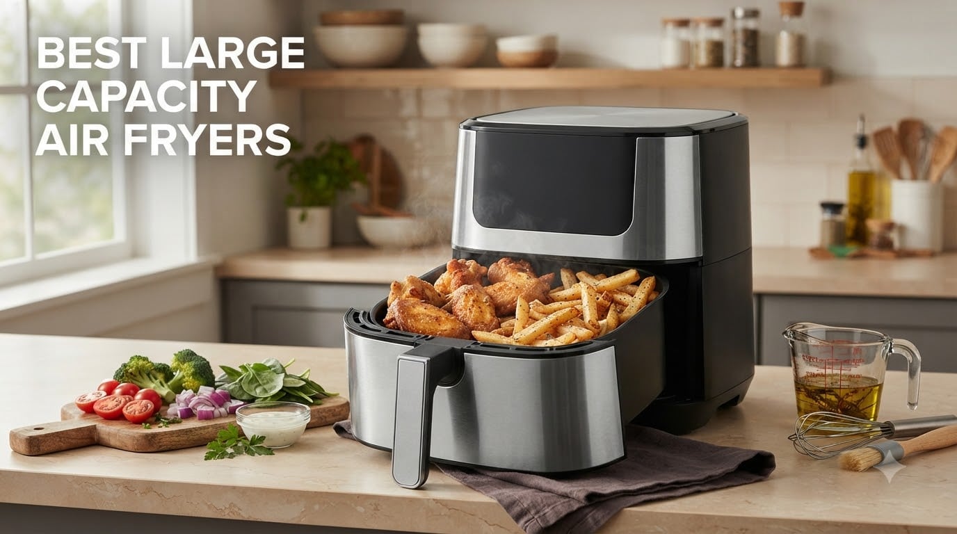 Best large capacity air fryers