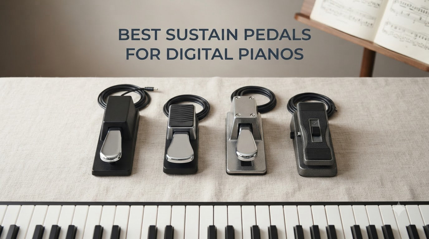 Best Sustain Pedals for Digital Pianos