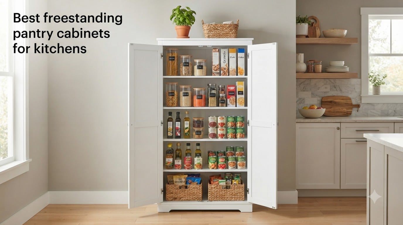 Best freestanding pantry cabinets for kitchens