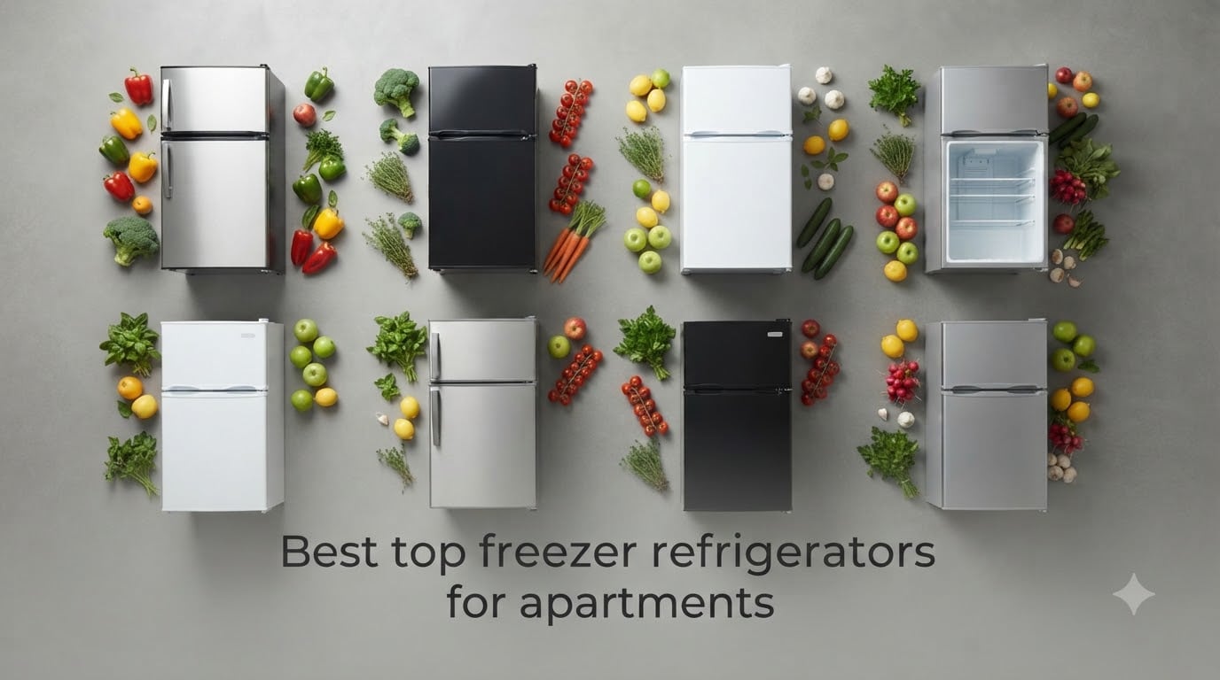 Best top freezer refrigerators for apartments